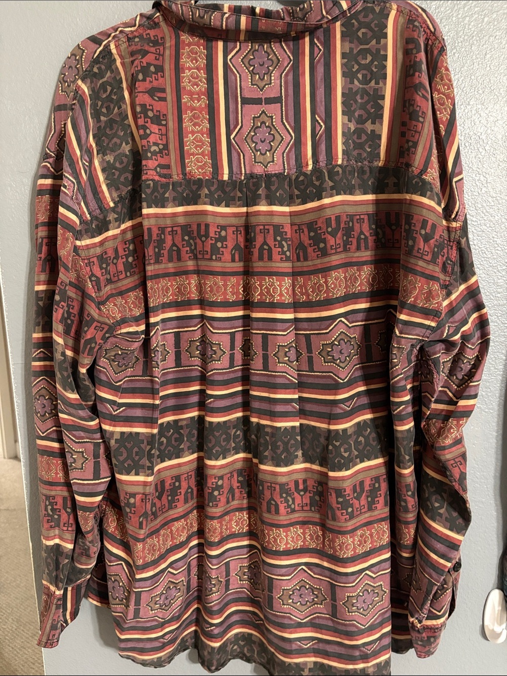 Summa 100% Silk Long Sleeve Shirts, Lot of 2, Size XL - Picture 4 of 7